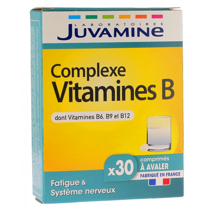 Complexe vitamines B Juvamine - boîte de 30 gélules