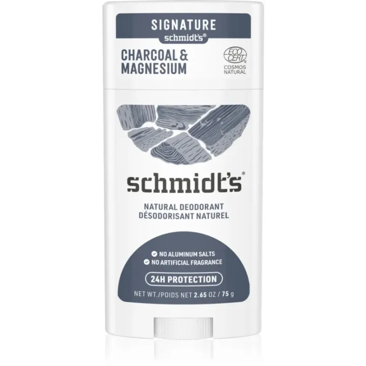 Déodorant naturel charbon magnésium Schmidt's - stick de 75 g