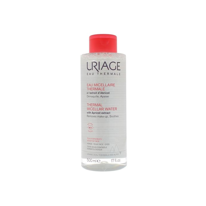 Eau micellaire thermale pour peaux sensibles Uriage - flacon de 500 ml