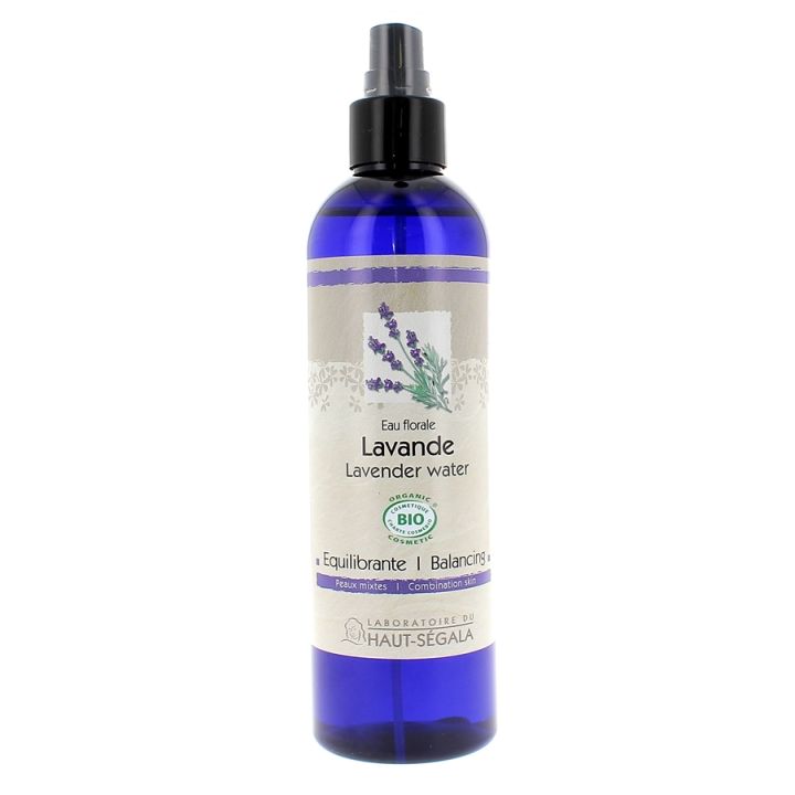 Eau florale de lavande bio Haut Ségala - spray de 250 ml