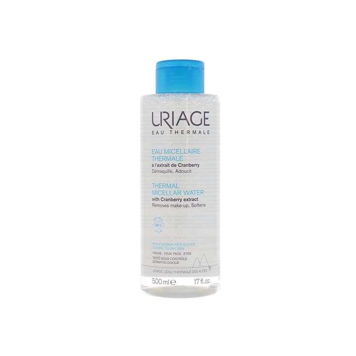 Eau micellaire thermale peaux normales à sèches Uriage - flacon de 500ml