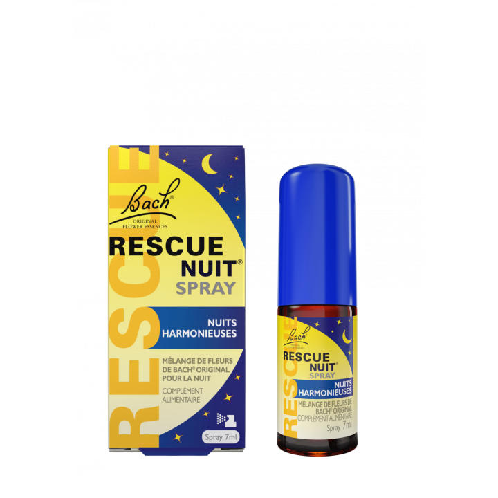 Fleur de Bach Rescue nuit spray nuits harmonieuses - spray de 7 ml