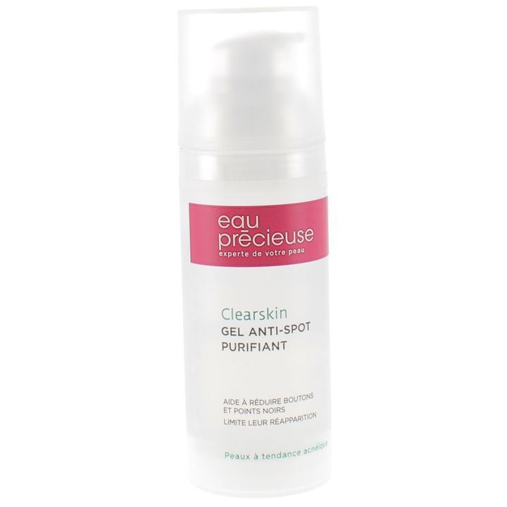 Gel anti-spot purifiant Clearskin Eau Précieuse - flacon-pompe de 50 ml
