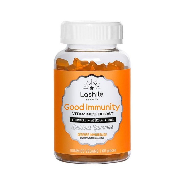 Good immunity vitamines boost Lashilé Beauty - pot de 60 gummies