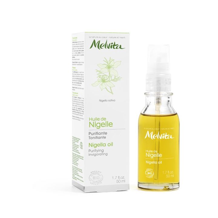 Huile de nigelle bio Melvita - flacon goutte à goutte 50 ml