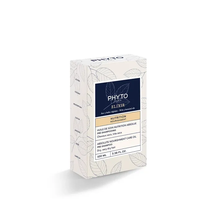 Huile de soin nutrition absolue pré-shampooing Phyto - flacon de 100ml