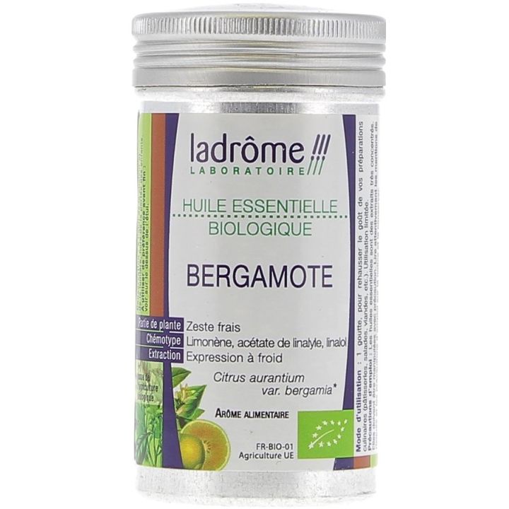 Huile essentielle bergamote Bio Ladrôme - flacon de 10 ml