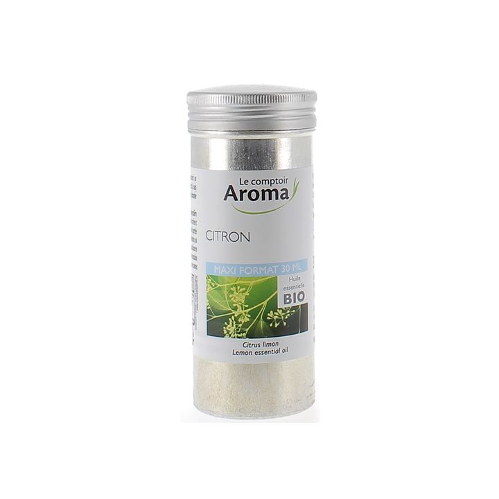 Huile essentielle de citron Bio Le comptoir Aroma - flacon de 30 ml