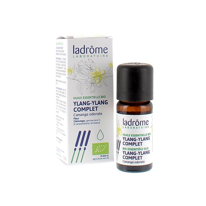 Huile essentielle ylang ylang complet Bio Ladrôme - Flacon de 10 ml