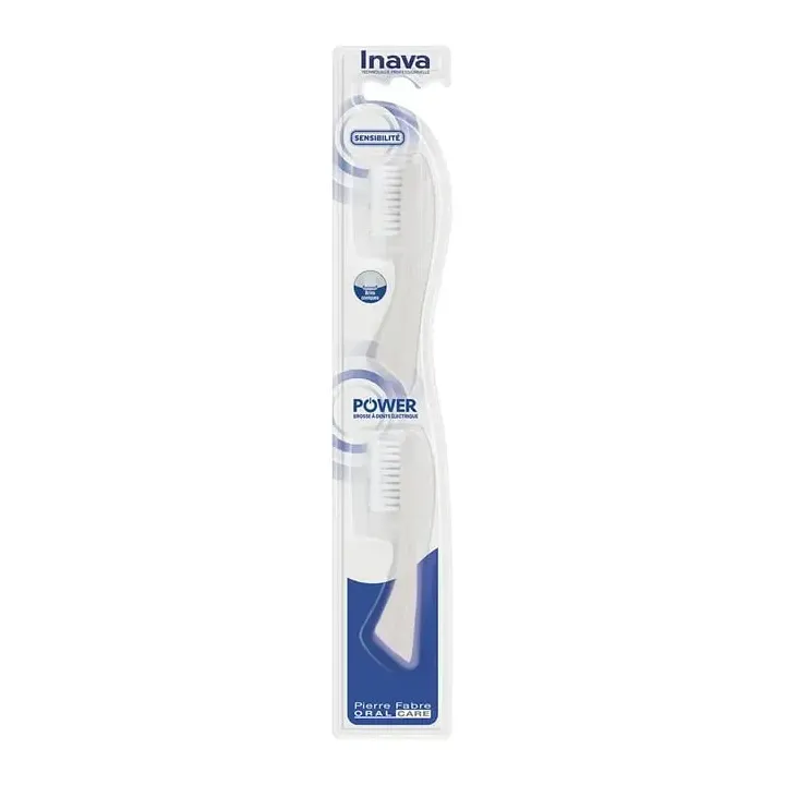 Power brossette recharge sensibilité Inava - 2 brossettes