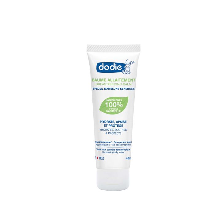 Baume allaitement spécial mamelons sensibles Dodie - tube de 40 ml