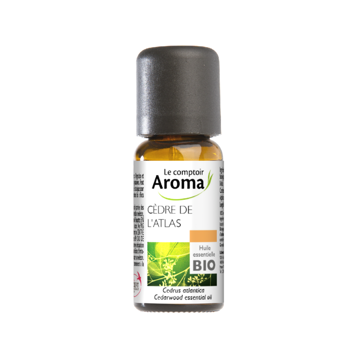 Huile essentielle de Bois de cèdre Le comptoir Aroma - flacon de 10 ml