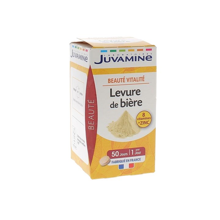 Levure de bière Beauté Vitale Juvamine - boîte de 50 comprimés