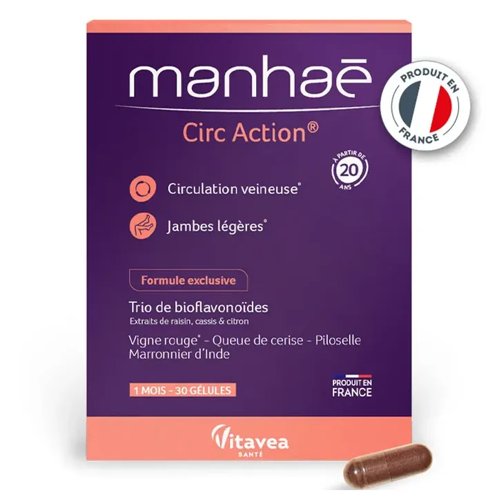 Manhaé Circ Action Vitavea - boite de 60 gélules