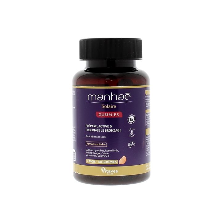 Manhaé Solaire Vitavea - pot de 60 gummies