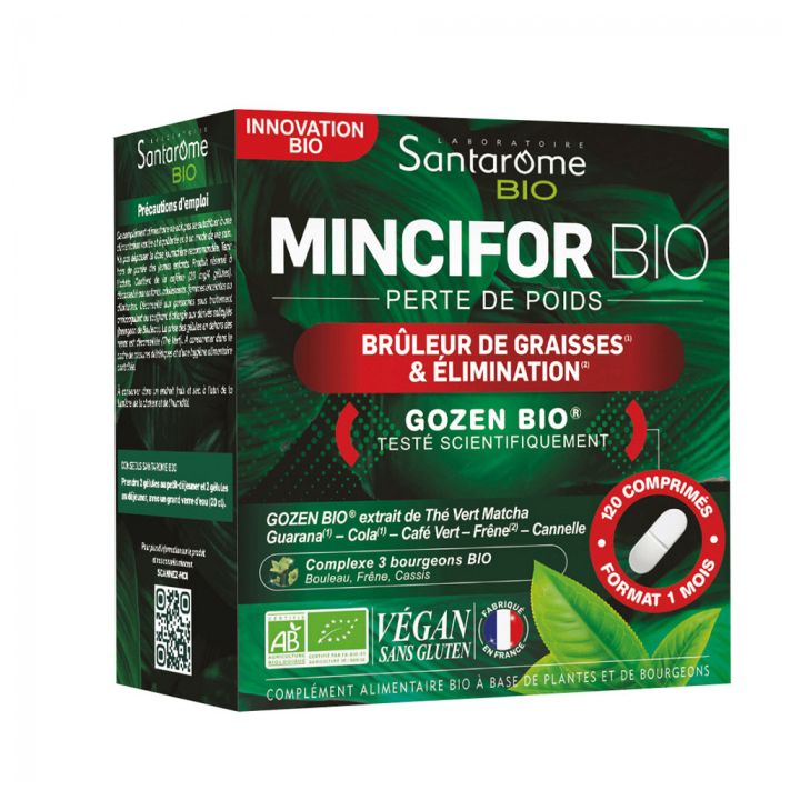 Mincifor bio Perte de poids Santarome - boîte de 120 comprimés