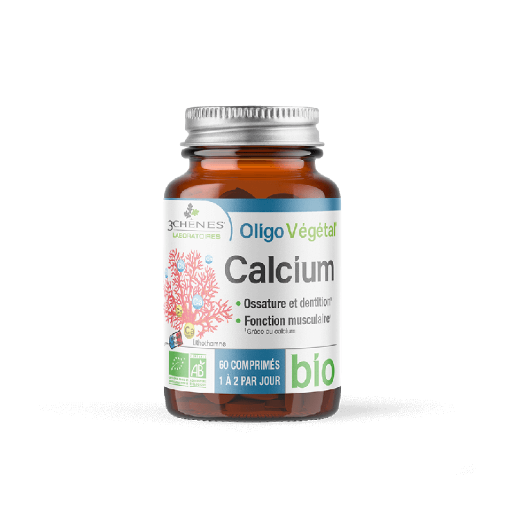 OligoVégétal Calcium bio 3 Chênes - pot de 60 comprimés