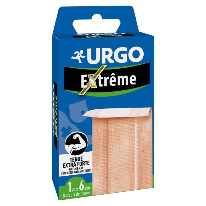 Pansements Extrême Urgo - boîte d'une bande à découper de 6cmx1m