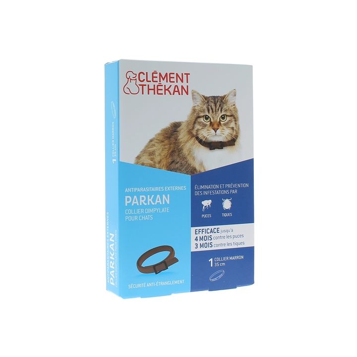 Parkan collier dimpylate chat contre les puces et les tiques Clément Thékan - 1 collier