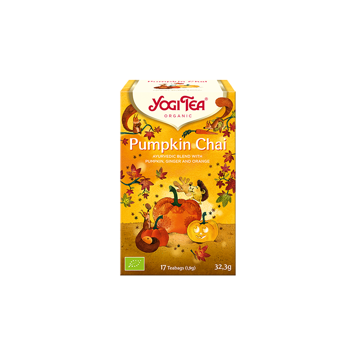 Pumpkin Chaï bio infusion Yogi Tea - boîte de 17 sachets