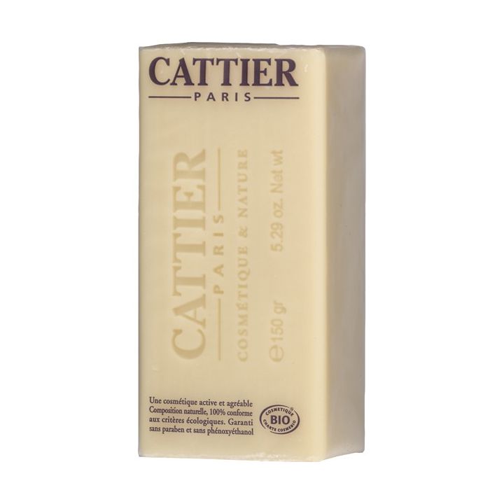 Savon doux végétal Surgras Karité BIO Cattier - Pain 150 g