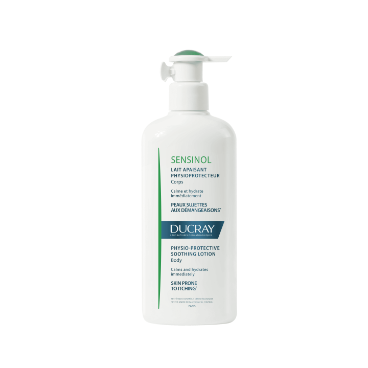 Sensinol lait apaisant corps Ducray - flacon pompe de 400 ml