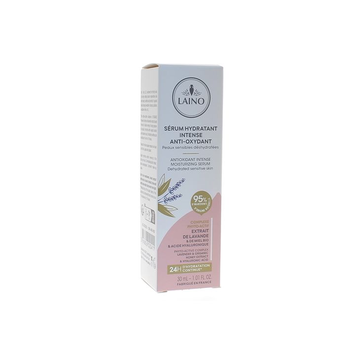 Sérum hydratant intense anti-oxydant Laino - flacon pompe de 30 ml