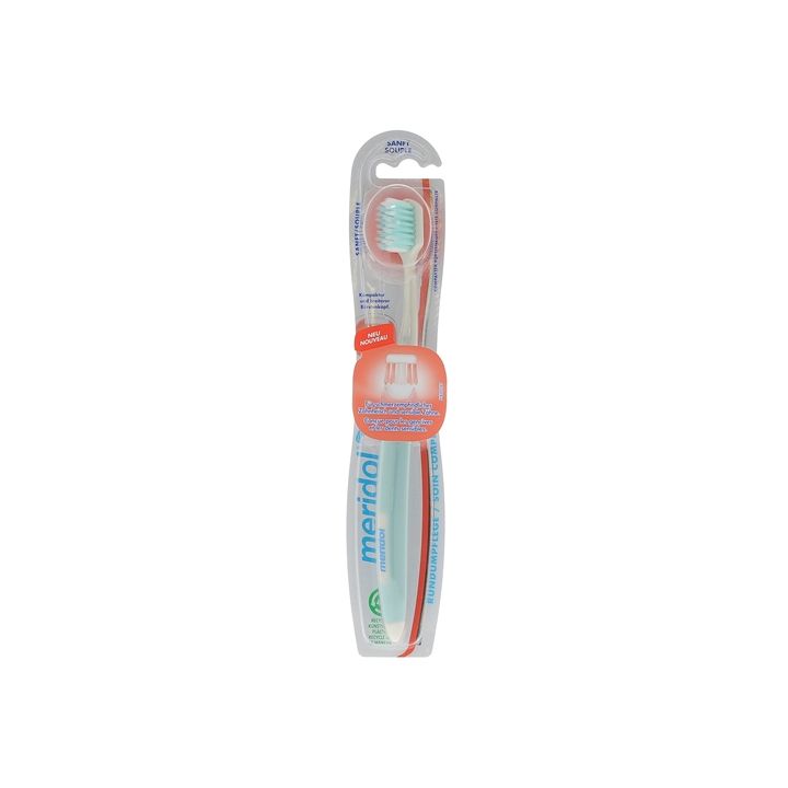 Soin complet Brosse à dents souple Meridol - une brosse à dents