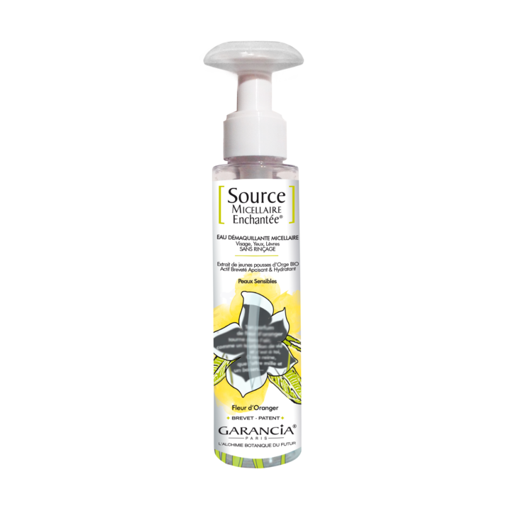 Source micellaire eau démaquillante enchantée fleur d'oranger Garancia - flacon de 100 ml