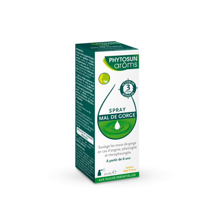 Spray mal de gorge Phytosun Arôms - flacon de 15 ml