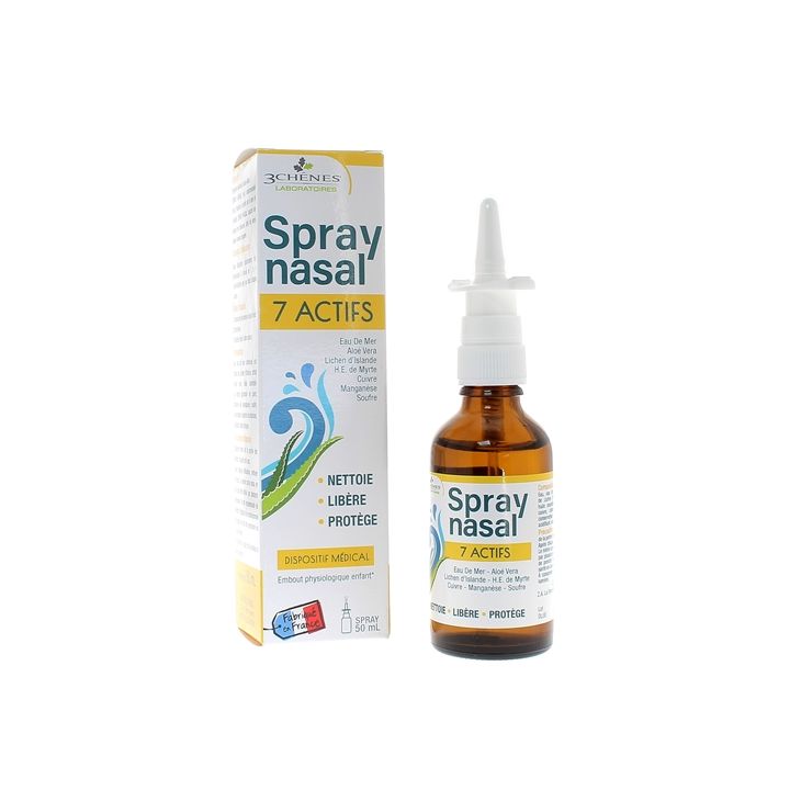 Spray nasal 7 actifs Les 3 Chenes - flacon 50 ml