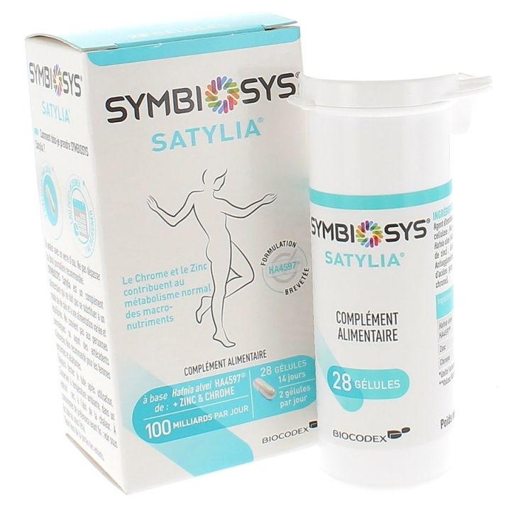 Symbiosys Satylia Chrome et Zinc Biocodex - boîte de 28 gélules