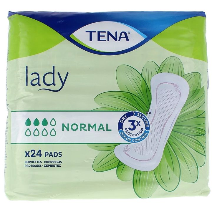 Tena lady normal serviettes - 24 serviettes