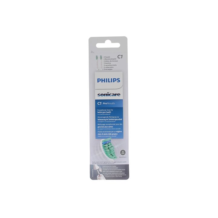 Têtes de brosse C1 ProResults Sonicare Philips - lot de 2 têtes de brosse