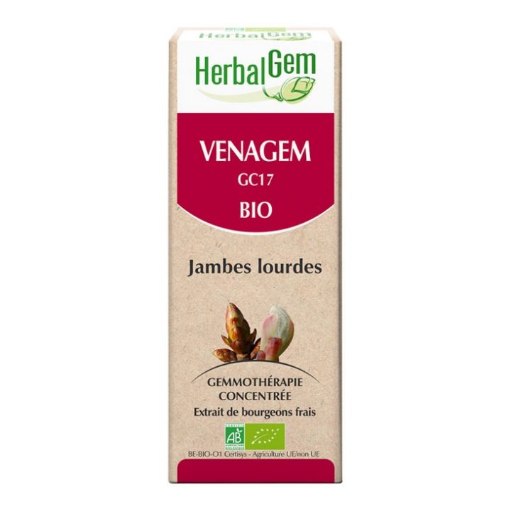 Venagem jambes lourdes bio Herbalgem - flacon de 30 ml