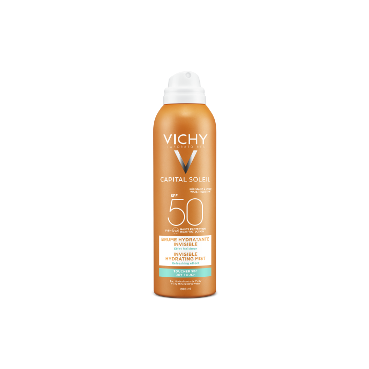 Capital soleil brume hydratante invisible SPF 50 Vichy - spray de 200 ml