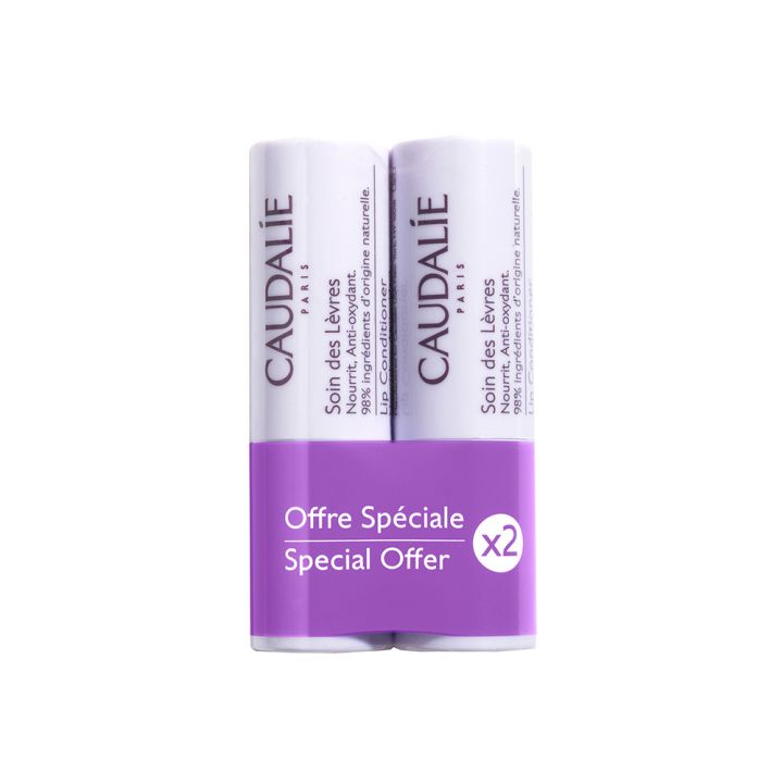 Vinotherapist Soin des lèvres Caudalie - lot de 2 tubes de 4,5 g