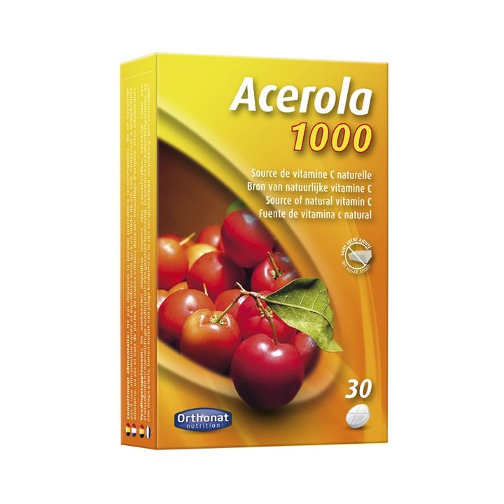Acérola 1000 Orthonat - boite de 30 comprimés