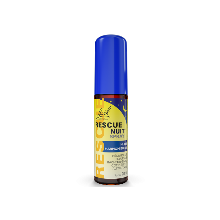 Fleur de Bach Rescue nuit spray nuits harmonieuses - spray de 20 ml