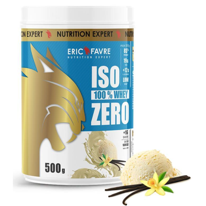 Iso zero 100% whey vanille Eric Favre - pot de 500g