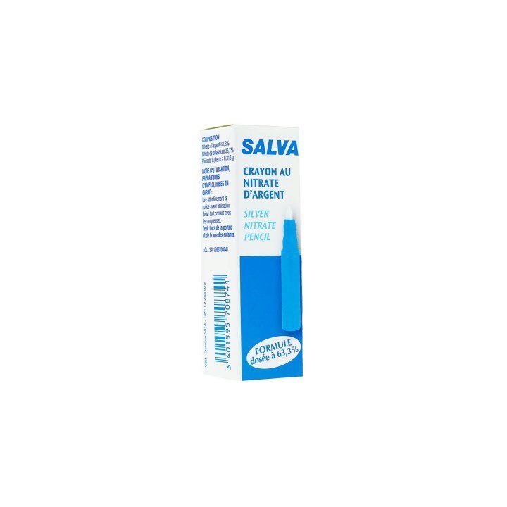 Crayon au nitrate d'argent Keratolytique et verrucide Salva - crayon de 0.315 g