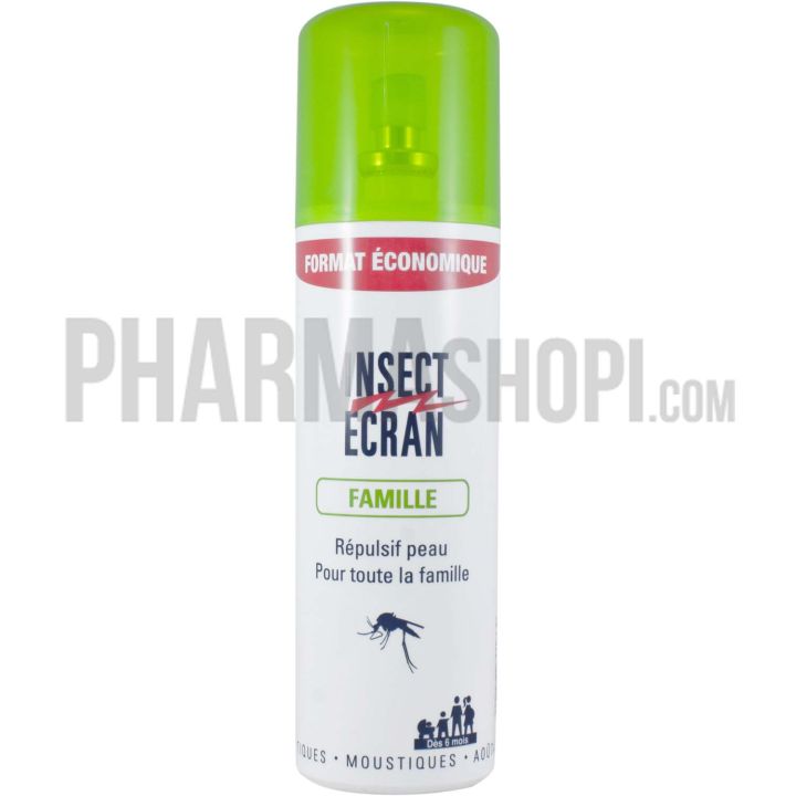 Spray répulsif anti-moustiques famille Insect écran - Spray 200 ml