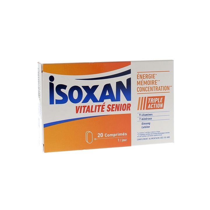 Isoxan Vitalité Senior - boîte de 20 comprimés à avaler