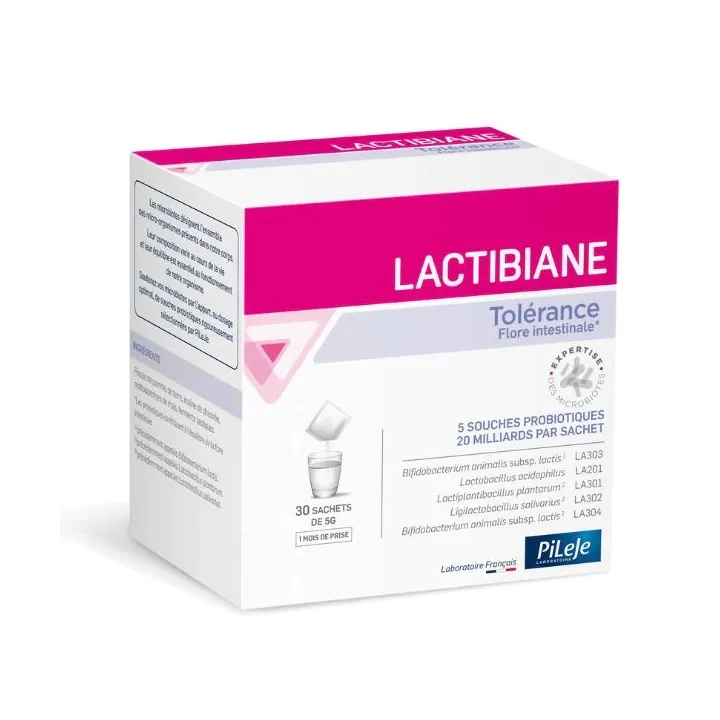 Lactibiane Tolérance Pileje - boite de 30 sachets de 5g