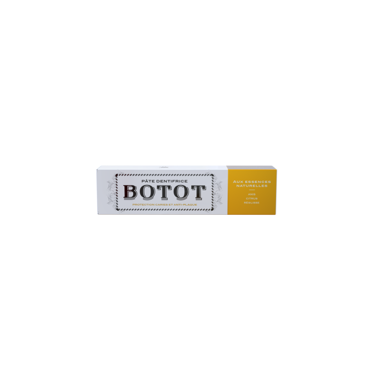Pâte dentifrice Anis Citrus Réglisse Botot - tube de 75 ml