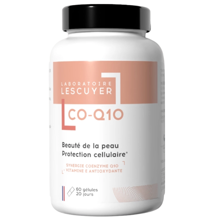 CO-Q10 beauté de la peau Lescuyer - pot de 60 gélules