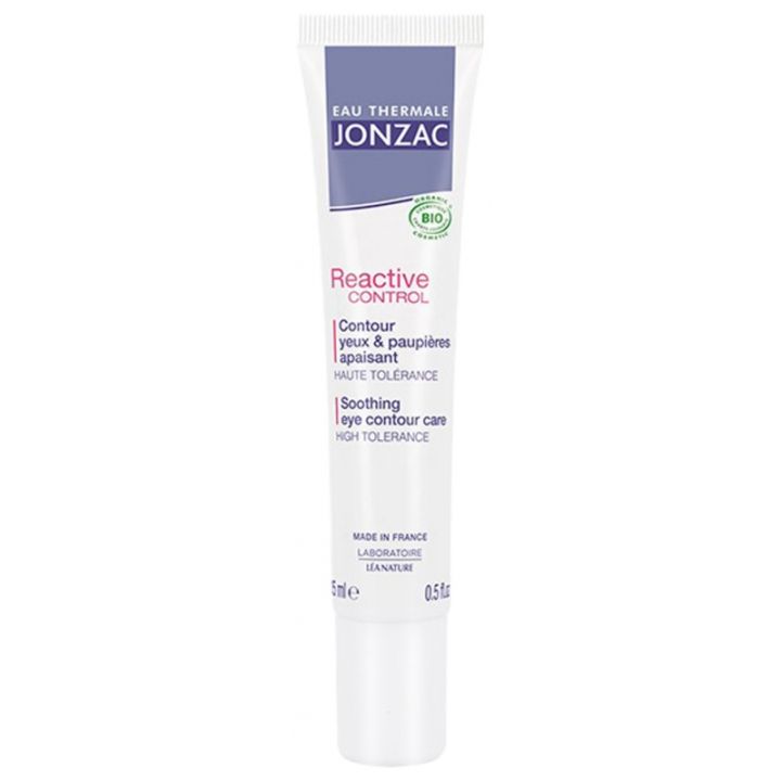Reactive Control Contour des yeux et paupières apaisant bio Jonzac - tube de 15 ml