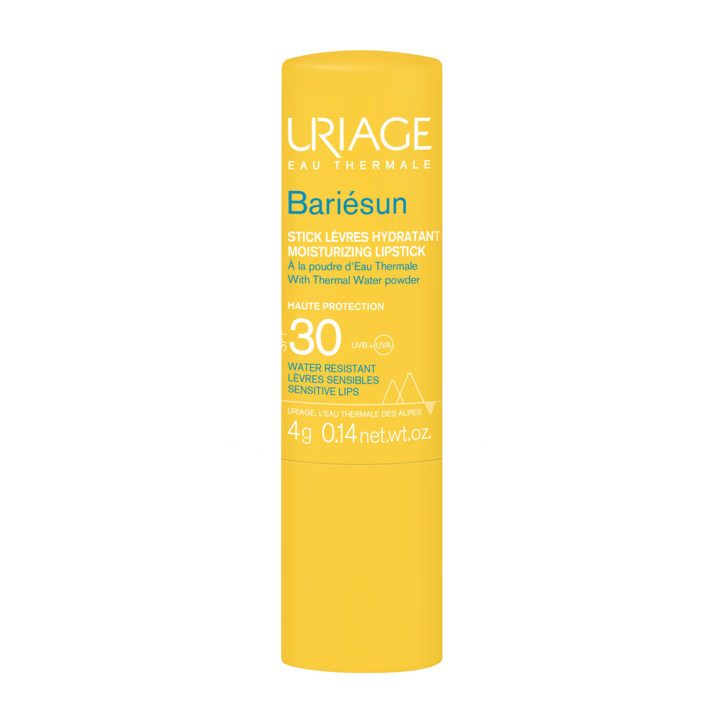 Bariésun Stick à lèvres solaire SPF 30 haute protection Uriage - stick de 4 g