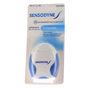 Fil dentaire Sensodyne - fil dentaire de 50m