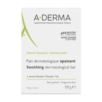 Pain dermatologique apaisant A-Derma - pain de 100g